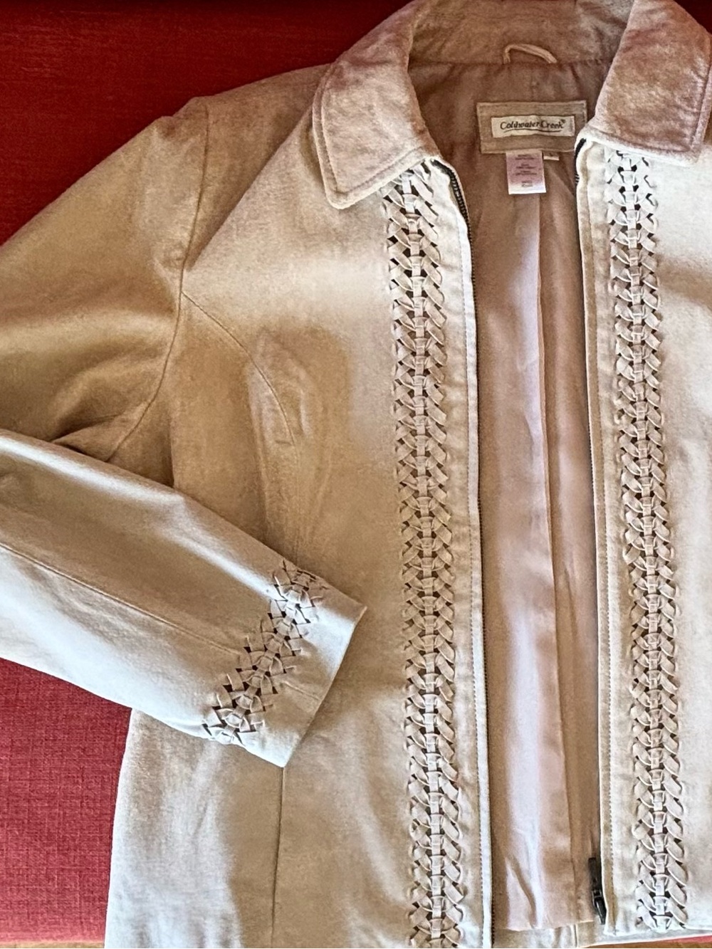 Western suede jacket